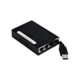 Dexlan Mini Switch réseau alimentable par USB pour ethernet 10/100 Mbps 8 ports