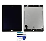 Digitizer Ecran LCD complet + Vitre tactile remplacement pour iPad Air 2 A1566 A1567 iPad 6 Noir