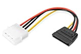Digitus Ak-430300-002-M Interne Molex (4-Pin) Sata Multicolore Câble Électrique - Cables Électriques (Mâle/Mâle, Multicolore, Molex (4-Pin), Sata 15-Pin, Droit, Droit)