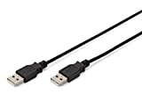 DIGITUS Câble de Connexion USB 2.0-1.0 m - USB A (mâle) à USB A (mâle) - 480 Mbit/s - Câble ...