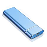 Disque dur externe 2 To Portable External Hard Drive Slim External Hard Drive High Speed USB 3.1 Compatible avec PC, ...