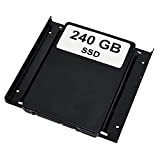 Disque dur SSD 240 Go avec cadre de montage (2,5" à 3,5") compatible avec carte mère MSI Z270 PC Mate ...