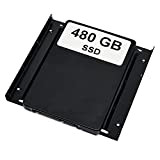 Disque dur SSD 480 Go avec cadre de montage (2,5" à 3,5") compatible avec carte mère ASUS ROG Strix Z270F ...
