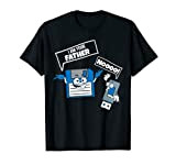 Disquette USB Père et fils rétro ordinateur Geek cadeau Nerd T-Shirt