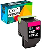 Do it Wiser Cartouches de Toner XL Compatibles pour Lexmark CX310n CX410e CX510de CX410de CX410dte CX510dew CX510dhe CX510dthe CX310dn CX310dnw ...