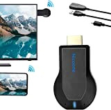 Dongle D'affichage sans Fil,Miracast Dongle HDMI 1080p,Wireless WiFi Display HDMI,Adaptateur TV HDM Compatible pour Airplay DLNA Miracast