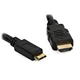DragonTrading® Câble mini HDMI vers HDMI pour connecter un appareil photo Nikon D5300 à une TV, une TV HD, un ...