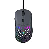 DREVO Osprey RGB Gaming Mouse, 12000 DPI, 65 g léger, 6 Boutons programmables, Temps de réponse 1 ms, Coque en ...