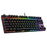 DREVO Tyrfing V2 87 Touches Clavier mécanique Gamer Tenkeyless - RGB rétro-avec Support du Logiciel- Outemu clicky - US Layout ...