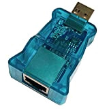 DSD TECH SH-N01A Adaptateur USB vers Ethernet RJ45 10M/100M pour Ordinateur de Bureau ou Portable