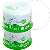 DVD+R 4,7 Go Maxell 16x vitesse imprimable Encre en cakebox 100 pièces