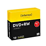 DVD RW 4,7 GB vitesse 1 4x resistant anti-scratch cloche "cake box" pack de 10