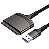 EasyULT Adaptateur USB 3.0 vers SATA, Adaptateur Disque Durs pour 2,5 Pouces SSD HDD, Super Speed 5 Gbps Disque Convertisseur ...