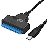 EasyULT Adaptateur USB 3.1 Type C à 2.5" Disque Dur SATA I/II/III pour SSD/HDD SATA de 2,5"
