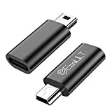 EasyULT USB C vers Mini USB 2.0 (Lot de 2),Type C Femelle zu Mini USB 2.0, Charge et Transfert de ...