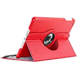 ebestStar - Coque Compatible avec iPad Mini 1/2/3 Apple Housse Protection Etui PU Cuir Support Rotatif 360, Rouge [Appareil: 200 ...