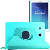 ebestStar - Coque Compatible avec Samsung Galaxy Tab E 9.6 T560, T561 Housse Protection Etui PU Cuir Support Rotatif 360, ...