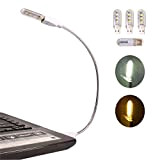 EBYPHAN Lampe LED USB Moderne, lumière de Clavier d'ordinateur pour Ordinateur Portable, Tube col de Cygne Flexible + Abat-Jour Amovible ...