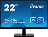 Ecran iiyama 21,5" ProLite XU2292HS-B1, dalle IPS ULTRA MINCE, FHD, DP/HDMI/VGA/ 4ms, Flicker free blue light, speakers