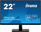 Ecran iiyama 21,5" ProLite XU2294HSU-B1 ULTRA MINCE, VA, FHD@75Hz, 250cd/m², DP/HDMIVGA, 4ms, USB 2x2.0 , Flicker free blue light, speakers