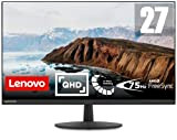 Ecran Lenovo L27q-30, 27 Pouces QHD, IPS, HDMI, DisplayPort, Temps de Réponse 4 ms, sRGB 100%
