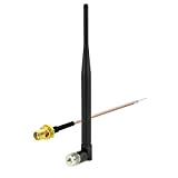 Eightwood 868 MHz Antenne SMA NFC RFID Adaptateur SMA Mâle + SMA Femelle Câble Pigtail RG178 15cm 6 Pouces pour ...