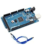 ElectroWorldFR Mega 2560 CH340 Carte de développement avec câble USB Compatible Arduino CH340