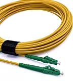 Elfcam Câble à Fibre Optique LC/APC à LC/APC Monomode Simplex, 9/125 μm Jarretière Optique LSZH (2M)