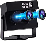 ELP WDR USB0230X2-BV90 Caméra USB à double objectif 1080p avec LED infrarouge 2 MP Caméra Full HD AR0230 Capteur USB ...