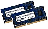 Elpida Dual Channel Kit Lot de 2 barrettes mémoire DDR3 SO-DIMM (1066 Mhz / 1067 MHz PC3-8500S, CL7, pour Apple ...