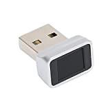 Elprico Lecteur D'empreintes Digitales USB pour Windows 10 11, Petit Portable 0.5S Détection à 360 ° Clé de Sécurité D'ordinateur ...