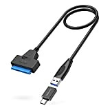 ELUTENG Cable USB 3 vers SATA 3.0 Cable Disque Dur Externe Super Speed 5Gbps Adapteur Disque Dur 2.5 SSD HDD ...