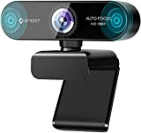 eMeet Webcam PC 1080p HD Nova Webcam Streaming Mise au Point Automatique avec Double Microphone, Web caméra USB pour Ordinateur ...