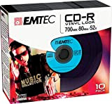 Emtec 52 x 700 Mo en Vinyle Slim CD-R