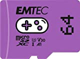 EMTEC - Carte Mémoire microSD Gaming 64GB - Plus de Stockage de Jeux et Vidéos - ECMSDM64GXCU3G - Compatible Nintendo ...