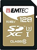 Emtec Carte SD SDXC (CLASS10) Speedin + Blister de Cartes 128 Go