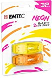 EMTEC Clé USB 2.0 C410 , Mémoire Flash Drive De 32 Go, Lecture 5Mb/S, Écriture 15Mb/S, Compatible USB 2.0, USB ...