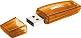 Emtec Clé USB 3.0 (3.1 GEN.1) C410 128Go transparente orange avec capuchon