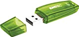Emtec ECMMD64G2C410 - Clé USB - 2.0 - Série Runners - C410 Color Mix - 64 Go - transparente Vert ...