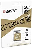 EMTEC ECMSD32GHC10GP - Carte SD - Classe 10 - Gamme Elite Gold - UHS-I U1 - Avec Adaptateur Performance - ...