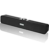 Enceinte pour PC/Ordinateur Haut-Parleur PC USB Petit Haut-Parleur Soundbar SoundBox Jack Audio 3,5 mm Compatible avec PC Ordinateur Tablette TV ...