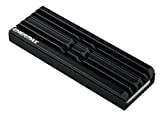 Enermax ESC001 Dissipateur Thermique Noir pour SSD M.2 2280 à Simple et Double Face Aluminium, heatsink Compatible PS5