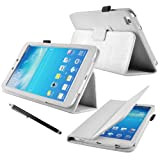 Entité ®: Pour Samsung Galaxy Tab 3 8.0 8 "(T310/T311/T315 Fine à rabat en cuir de haute qualité avec couvercle ...