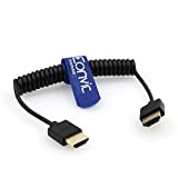 EONVIC High Speed 2.0 HDMI Thin Flexible Cable for Z-CAM F6,Atomos Ninja V, Portkeys BM5 MonitorHigh Speed 2.0 HDMI Thin ...