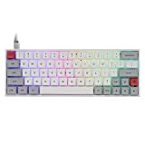 EPOMAKER SKYLOONG SK64 64 Keys Hot Swappable Mechanical Keyboard with RGB Backlit, PBT Keycaps, Arrow Keys for Win/Mac/Gaming, QWERTY (Gateron ...
