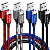 etguuds Câble USB C [1m/Lot de 4], Cable USB Type C Nylon Tressé 3A Charge Rapide Cable Chargeur USB C ...