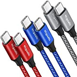 etguuds Câble USB C Court [30cm/Lot de 3], Cable USB Type C 60W Charge Rapide Nylon Tressé Cables pour Samsung ...