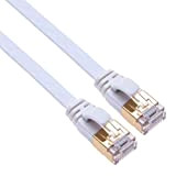 Ethernet Câble Cat 7 par Keple Gigabit LAN Réseau RJ45 Câble Compatible avec TV Samsung LG Sony, Router, Playstation PS3 ...