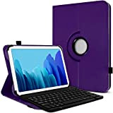 Étui de Protection et Mode Support Horizontale Couleur Violet avec Clavier Français Azerty Bluetooth pour Tablette Archos 101e Neon
