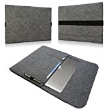 Étui pour Medion Akoya e2215t Cover Étui en feutre pour ordinateur portable gris nauc